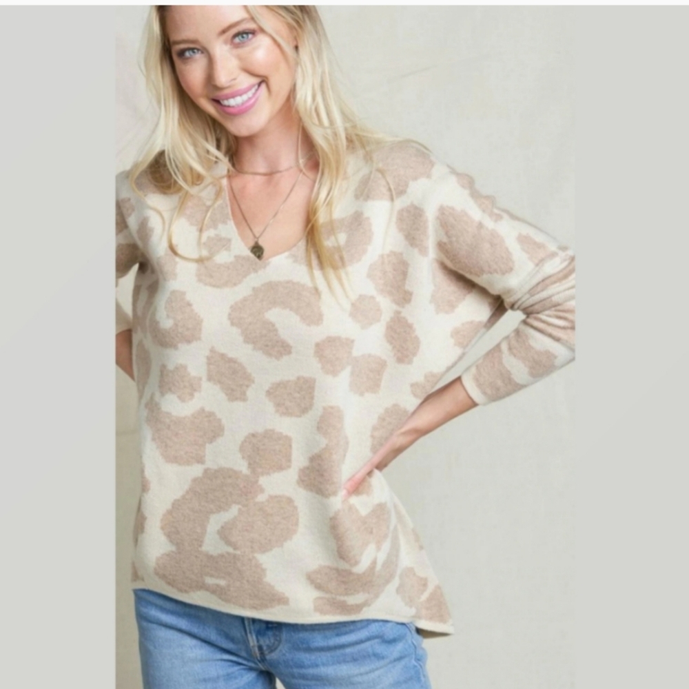 La Miel Leopard Sweater
